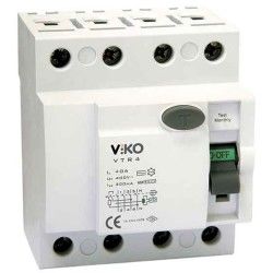 Viko - VTR4-63300 4x63A 300mA Ac Tip Kaçak Akım Rölesi - 2