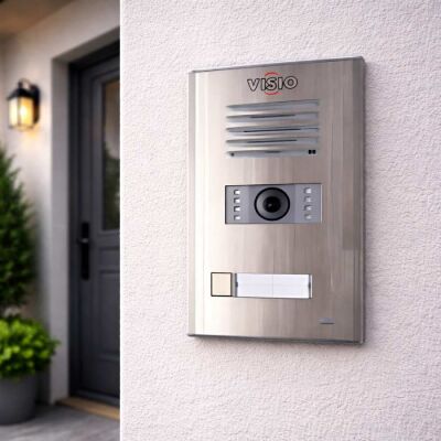 Visio 1 Butonlu Kameralı Zil Paneli Villa Panel - 2