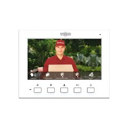 Visio 7'' Görüntülü Diyafon Beyaz - VİSİO
