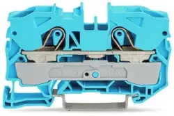 Wago 2 İletkenli 16 (10) mm2 Ray Klemens Mavi - 1