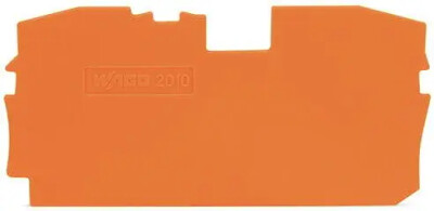 Wago 2010-12xx için Sonlandırma Plakası Turuncu - Wago