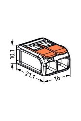 Wago 221-612 2x6 mm2 Buat ve Çok Amaçlı Klemens - Wago (1)