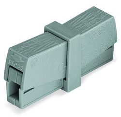 Wago 224-201 50 Adet 2.5mm2 Gri İki Tarafı Yaylı Aydınlatma Konnektörü - Wago