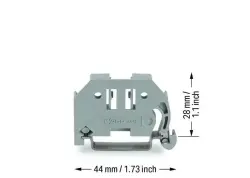 Wago Vidasız durdurucu, DIN35 ray için, 6 mm. genişliği - Wago (1)