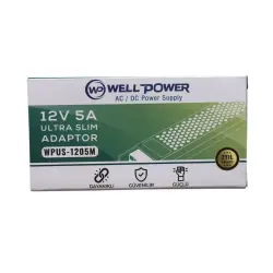 Wellbox 12V 5 Amper Metal Adaptör 60W - WELLBOX (1)