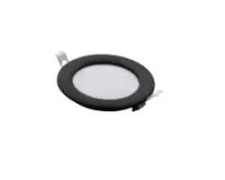 ZMR 6W Siyah Kasa Slim Yuvarlak Panel 3000 K Günışığı - 1