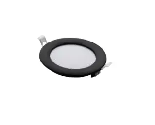 ZMR 6W Siyah Kasa Slim Yuvarlak Panel 3000 K Günışığı - 1